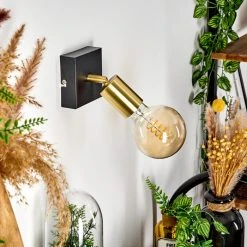 Hofstein Tulla Wandleuchte Schwarz, 1-flammig -Wandleuchten Verkauf tulla wandleuchte h3382431 10