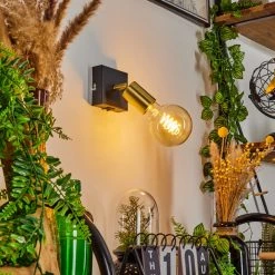 Hofstein Tulla Wandleuchte Schwarz, 1-flammig -Wandleuchten Verkauf tulla wandleuchte h3382431 11