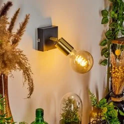 Hofstein Tulla Wandleuchte Schwarz, 1-flammig -Wandleuchten Verkauf tulla wandleuchte h3382431 6