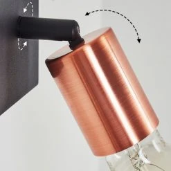 Hofstein Tulla Wandleuchte Schwarz, Kupferfarben, 1-flammig -Wandleuchten Verkauf tulla wandleuchte h3382448 2