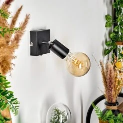 Hofstein Tulla Wandleuchte Schwarz, 1-flammig 22 Hofstein Tulla Wandleuchte Schwarz, 1-flammig -Wandleuchten Verkauf tulla wandleuchte h3382455 10