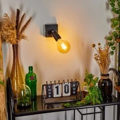 Hofstein Tulla Wandleuchte Schwarz, 1-flammig 20 Hofstein Tulla Wandleuchte Schwarz, 1-flammig -Wandleuchten Verkauf tulla wandleuchte h3382455 8