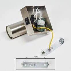 Hofstein Tulla Wandleuchte Nickel-Matt, 1-flammig -Wandleuchten Verkauf tulla wandleuchte h3406700 4