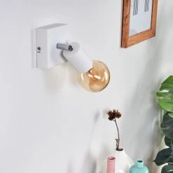 Hofstein Tulla Wandleuchte Weiß, 1-flammig -Wandleuchten Verkauf tulla wandleuchte h3406748 11