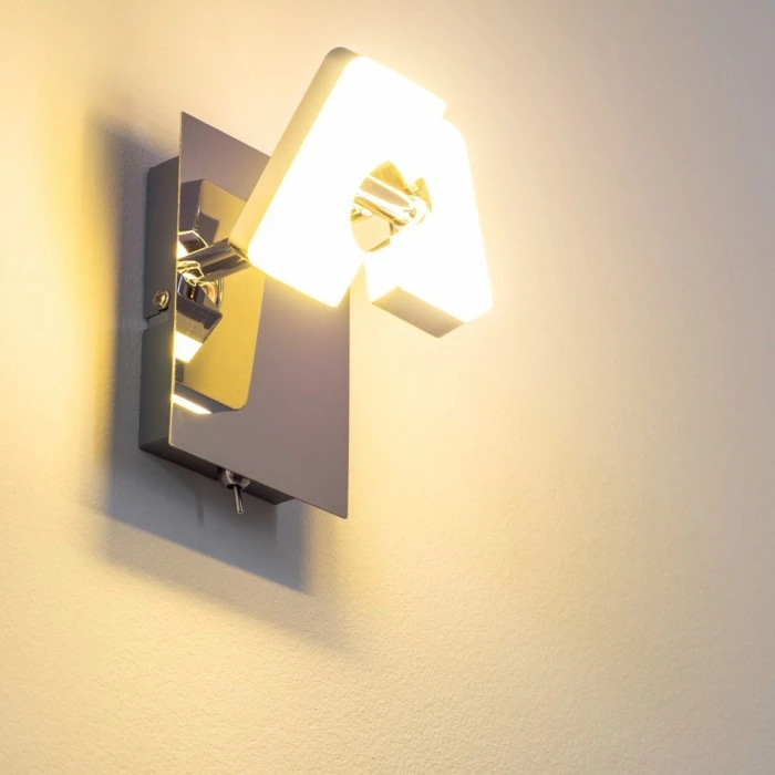 Hofstein Turin Wandspot LED Chrom, 1-flammig 11 Hofstein Turin Wandspot LED Chrom, 1-flammig - Image 11