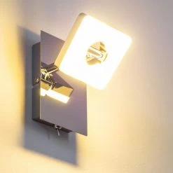 Hofstein Turin Wandspot LED Chrom, 1-flammig 35 Hofstein Turin Wandspot LED Chrom, 1-flammig -Wandleuchten Verkauf turin wandspot h167602 14