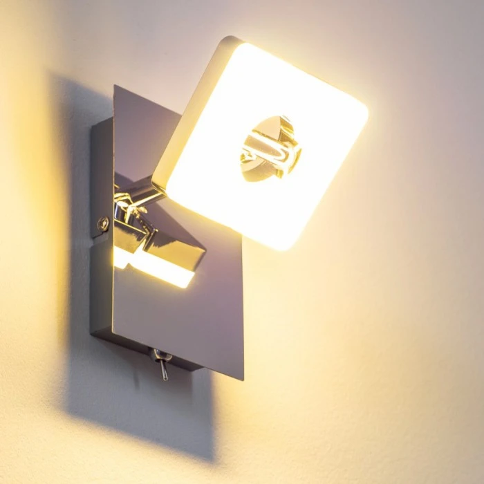 Hofstein Turin Wandspot LED Chrom, 1-flammig 15 Hofstein Turin Wandspot LED Chrom, 1-flammig - Image 15