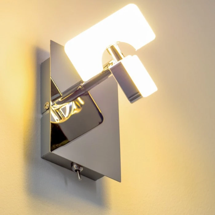 Hofstein Turin Wandspot LED Chrom, 1-flammig 21 Hofstein Turin Wandspot LED Chrom, 1-flammig - Image 21