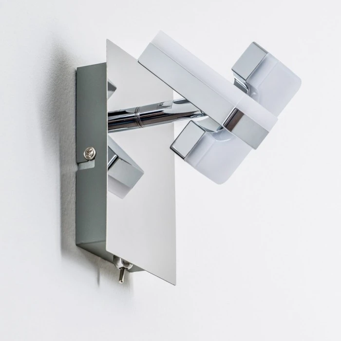 Hofstein Turin Wandspot LED Chrom, 1-flammig 5 Hofstein Turin Wandspot LED Chrom, 1-flammig - Image 5