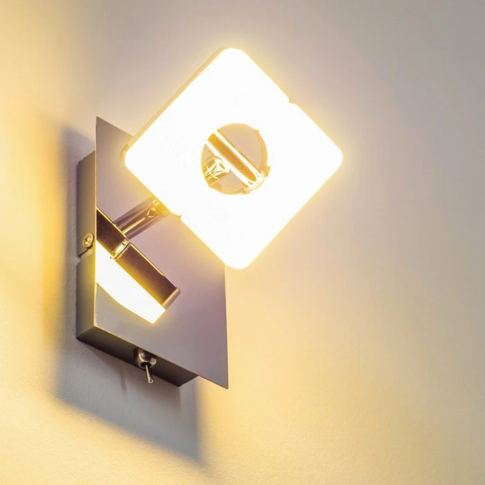 Hofstein Turin Wandspot LED Chrom, 1-flammig 7 Hofstein Turin Wandspot LED Chrom, 1-flammig - Image 7