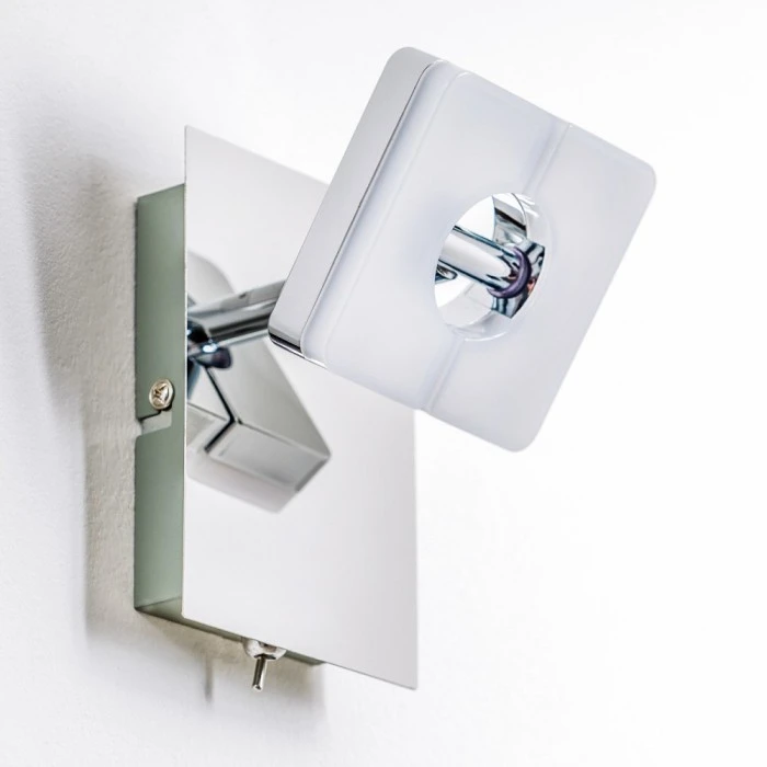 Hofstein Turin Wandspot LED Chrom, 1-flammig 8 Hofstein Turin Wandspot LED Chrom, 1-flammig - Image 8