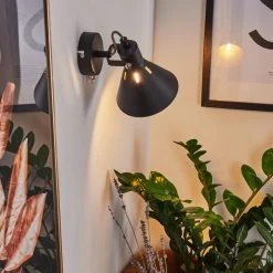 Hofstein Upiano Wandleuchte Chrom, Schwarz, 1-flammig -Wandleuchten Verkauf upiano wandleuchte h3017777 10