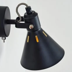 Hofstein Upiano Wandleuchte Chrom, Schwarz, 1-flammig -Wandleuchten Verkauf upiano wandleuchte h3017777 7