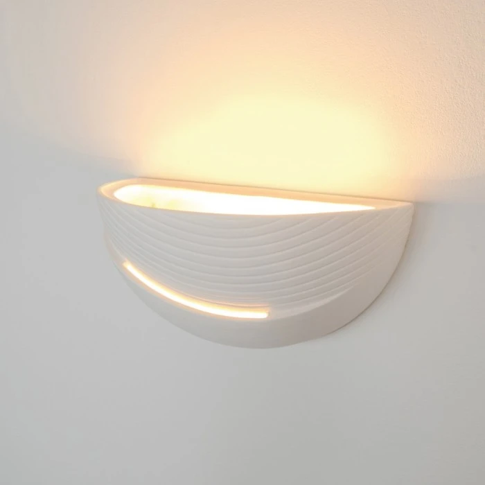 Hofstein VALLO Wandleuchte Weiß, 1-flammig 1 Hofstein VALLO Wandleuchte Weiß, 1-flammig