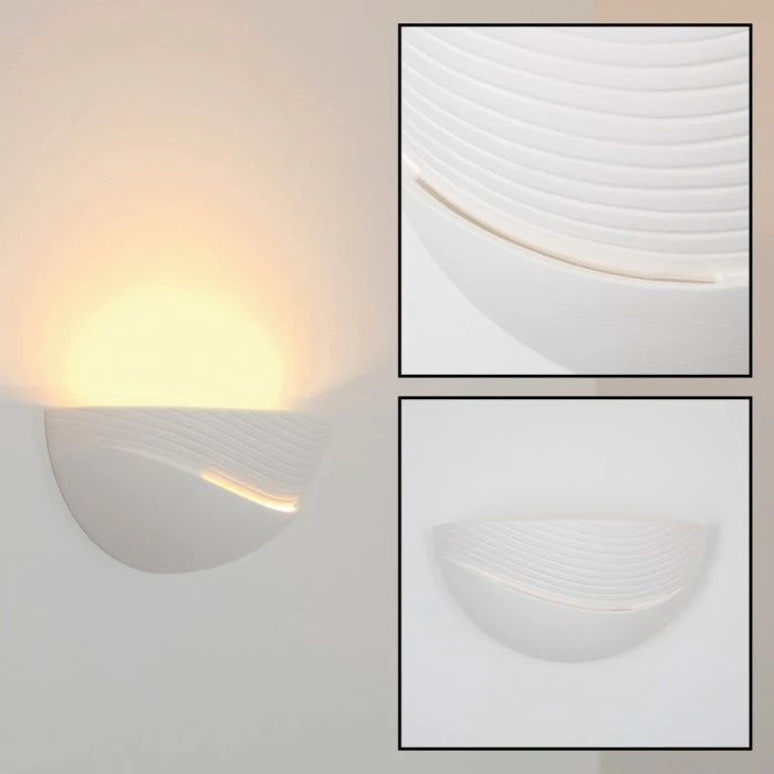 Hofstein VALLO Wandleuchte Weiß, 1-flammig 3 Hofstein VALLO Wandleuchte Weiß, 1-flammig - Image 3