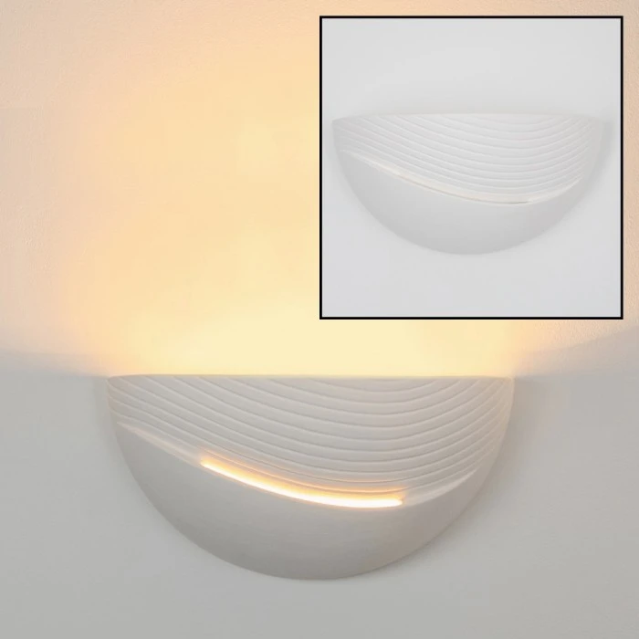 Hofstein VALLO Wandleuchte Weiß, 1-flammig 4 Hofstein VALLO Wandleuchte Weiß, 1-flammig - Image 4