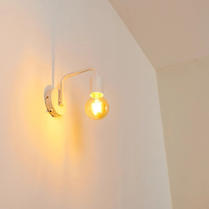 Hofstein Valocolla Wandleuchte Weiß, 1-flammig 4 Hofstein Valocolla Wandleuchte Weiß, 1-flammig - Image 4