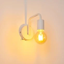 Hofstein Valocolla Wandleuchte Weiß, 1-flammig 21 Hofstein Valocolla Wandleuchte Weiß, 1-flammig -Wandleuchten Verkauf valocolla wandleuchte h3290200 do1 6