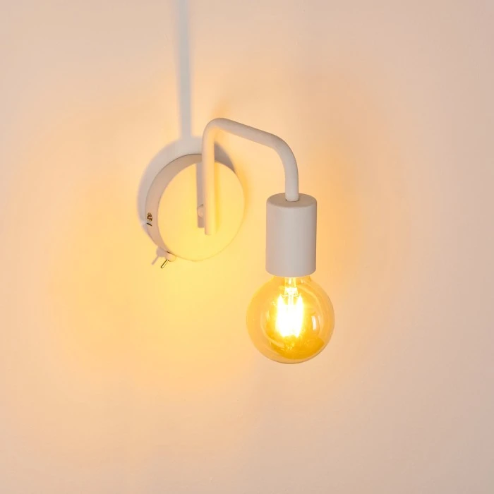 Hofstein Valocolla Wandleuchte Weiß, 1-flammig 9 Hofstein Valocolla Wandleuchte Weiß, 1-flammig - Image 9