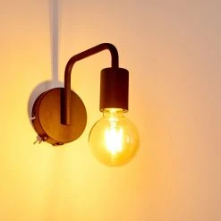 Hofstein Valocolla Wandleuchte Schwarz, 1-flammig 30 Hofstein Valocolla Wandleuchte Schwarz, 1-flammig -Wandleuchten Verkauf valocolla wandleuchte h3290224 do1 12