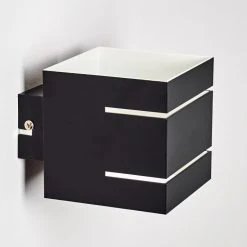 Hofstein Varco Wandleuchte Schwarz, 1-flammig -Wandleuchten Verkauf varco wandleuchte h3013199 do4 17