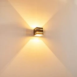 Hofstein Varco Wandleuchte Schwarz, 1-flammig -Wandleuchten Verkauf varco wandleuchte h3013199 do4 19