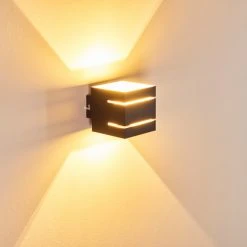 Hofstein Varco Wandleuchte Schwarz, 1-flammig -Wandleuchten Verkauf varco wandleuchte h3013199 do4 3