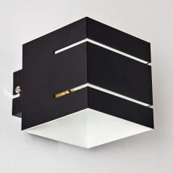 Hofstein Varco Wandleuchte Schwarz, 1-flammig -Wandleuchten Verkauf varco wandleuchte h3013199 do4 4