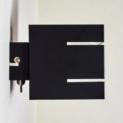 Hofstein Varco Wandleuchte Schwarz, 1-flammig -Wandleuchten Verkauf varco wandleuchte h3013199 do4 8