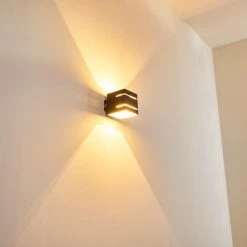 Hofstein Varco Wandleuchte Schwarz, 1-flammig -Wandleuchten Verkauf varco wandleuchte h3013199 do4 9