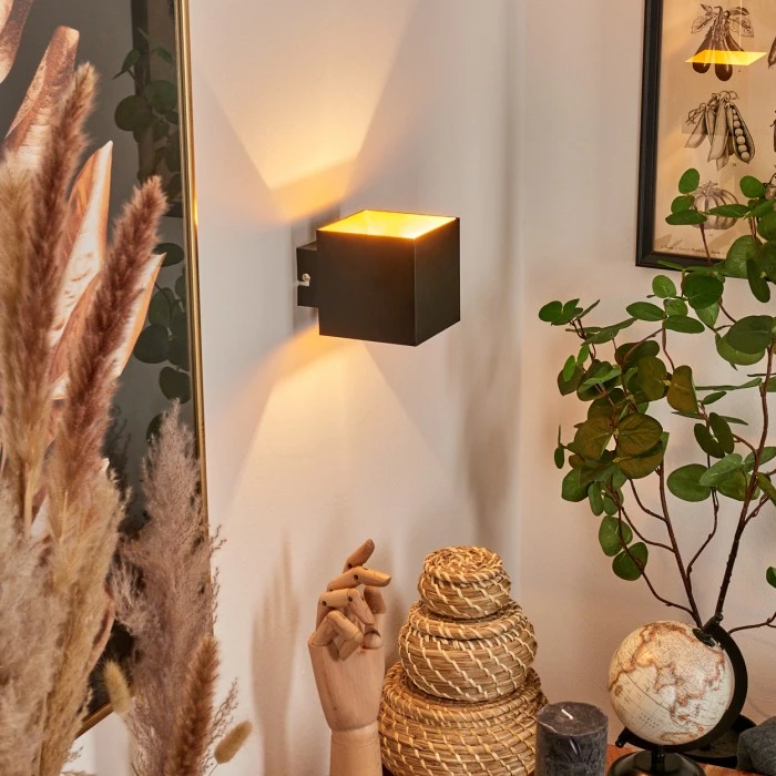 Hofstein Varco Wandleuchte Schwarz, 1-flammig 11 Hofstein Varco Wandleuchte Schwarz, 1-flammig - Image 11