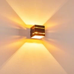 Hofstein Varco Wandleuchte Schwarz, 1-flammig -Wandleuchten Verkauf varco wandleuchte h3013212 do4 12