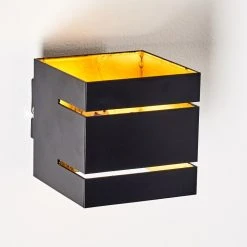 Hofstein Varco Wandleuchte Schwarz, 1-flammig -Wandleuchten Verkauf varco wandleuchte h3013212 do4 5