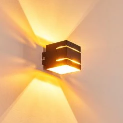 Hofstein Varco Wandleuchte Schwarz, 1-flammig -Wandleuchten Verkauf varco wandleuchte h3013212 do4 7