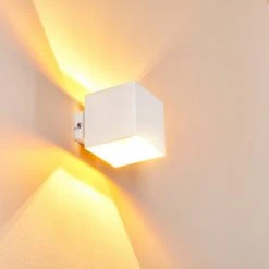 Hofstein Varco Wandleuchte Weiß, 1-flammig -Wandleuchten Verkauf varco wandleuchte h3013229 do2 2