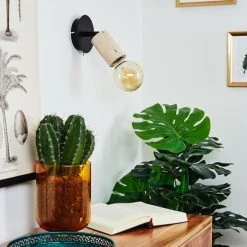 Hofstein Vasanello Wandleuchte Schwarz, 1-flammig -Wandleuchten Verkauf vasanello wandleuchte h3405338 11