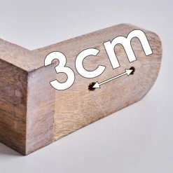 Hofstein Verpuppt Wandleuchte Holz hell, 1-flammig -Wandleuchten Verkauf verpuppt wandleuchte h3316412 20