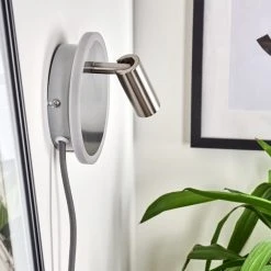 Hofstein Viata Wandleuchte LED Nickel-Matt, Grau, 2-flammig -Wandleuchten Verkauf viata wandleuchte h3456736 11