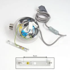 Hofstein Viata Wandleuchte LED Nickel-Matt, Grau, 2-flammig -Wandleuchten Verkauf viata wandleuchte h3456736 4