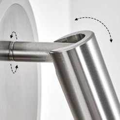 Hofstein Viata Wandleuchte LED Nickel-Matt, Grau, 2-flammig -Wandleuchten Verkauf viata wandleuchte h3456736 5