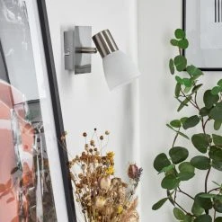 Hofstein Villaseca  Wandleuchte LED Nickel-Matt, 1-flammig -Wandleuchten Verkauf villaseca wandleuchte h3651636 11