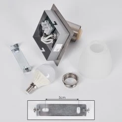 Hofstein Villaseca  Wandleuchte LED Nickel-Matt, 1-flammig -Wandleuchten Verkauf villaseca wandleuchte h3651636 4