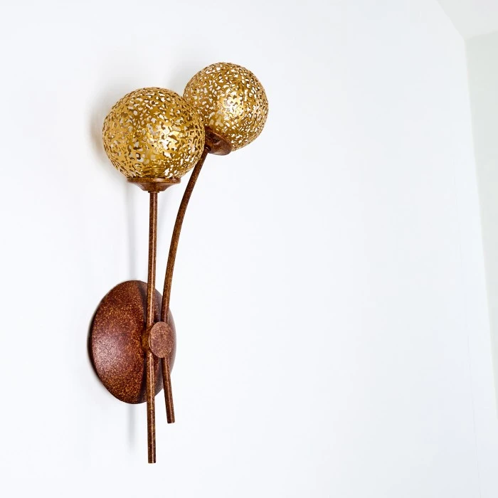 Hofstein Virga Wandleuchte Rostfarben, 2-flammig 19 Hofstein Virga Wandleuchte Rostfarben, 2-flammig - Image 19