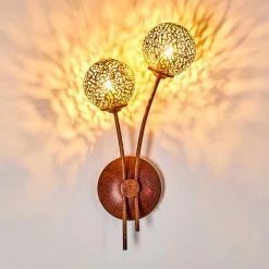 Hofstein Virga Wandleuchte Rostfarben, 2-flammig 25 Hofstein Virga Wandleuchte Rostfarben, 2-flammig -Wandleuchten Verkauf virga wandleuchte h3092569 do1 4