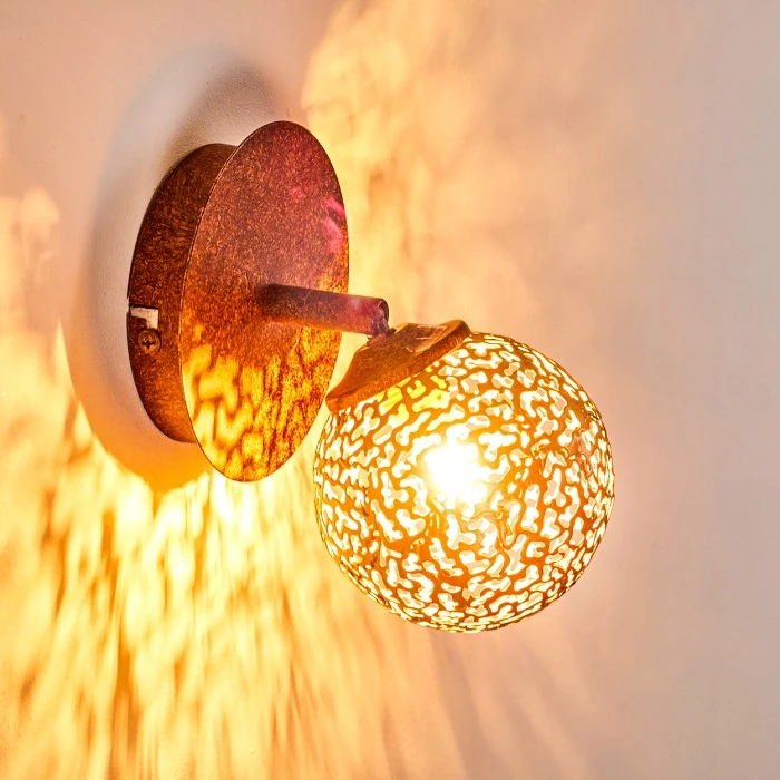 Hofstein Virga Wandleuchte Rostfarben, 1-flammig 15 Hofstein Virga Wandleuchte Rostfarben, 1-flammig - Image 15