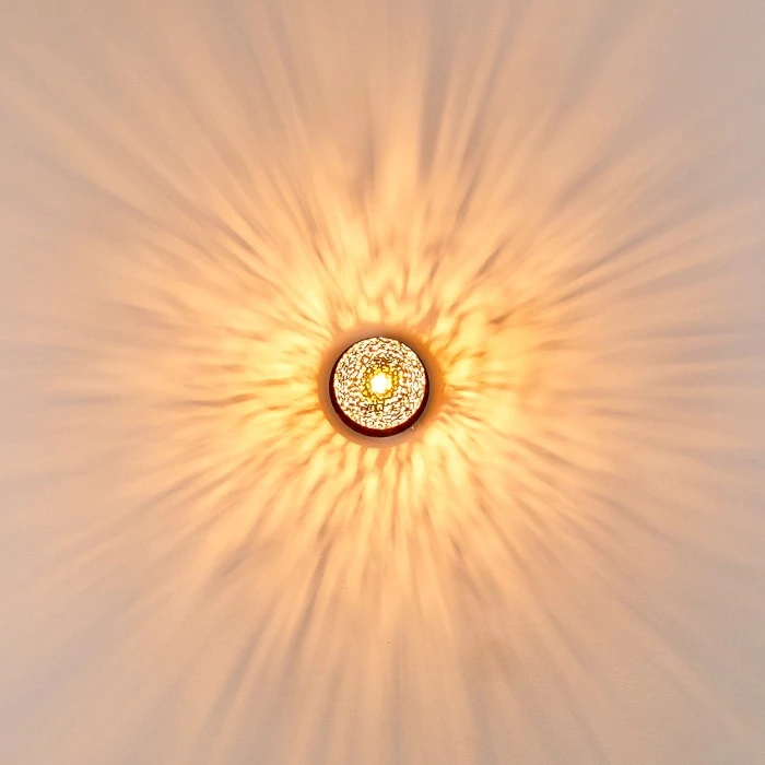 Hofstein Virga Wandleuchte Rostfarben, 1-flammig 6 Hofstein Virga Wandleuchte Rostfarben, 1-flammig - Image 6