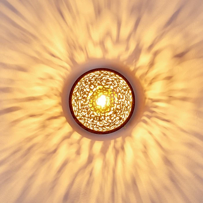 Hofstein Virga Wandleuchte Rostfarben, 1-flammig 10 Hofstein Virga Wandleuchte Rostfarben, 1-flammig - Image 10