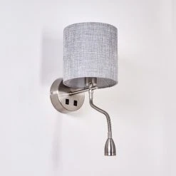 Hofstein Vure Wandleuchte Nickel-Matt, 1-flammig -Wandleuchten Verkauf vure wandleuchte h3388266 7