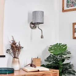 Hofstein Vure Wandleuchte Nickel-Matt, 1-flammig -Wandleuchten Verkauf vure wandleuchte h3388266 9