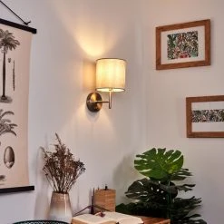 Hofstein Vure Wandleuchte Nickel-Matt, 1-flammig -Wandleuchten Verkauf vure wandleuchte h3388280 6